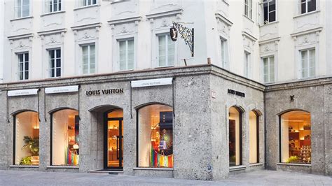 Louis Vuitton Salzburg Store in Salzburg, Austria .